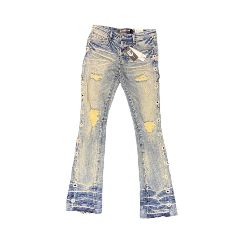 Fishing Jeans for Water -TRNCHS Pirate Blue Wash Jeans