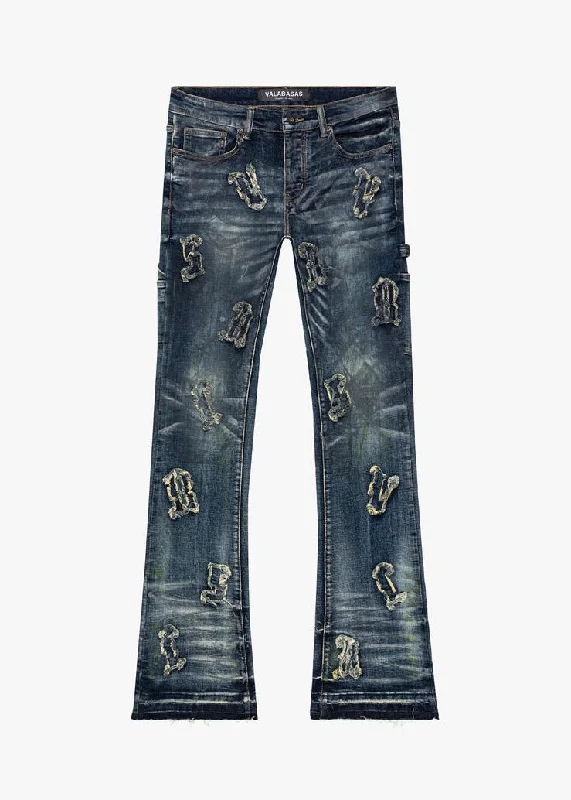 Birthday Jeans for Celebration -Valabasas “Loomis” Stacked Flare Jeans