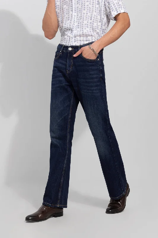 Black Jeans for Formal Look -Epoch Dark Blue Bootcut Jeans