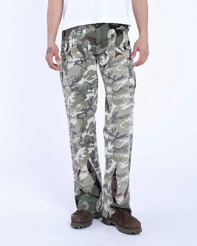 Mother's Day Jeans for Gift -Jeans Camouflage Flames