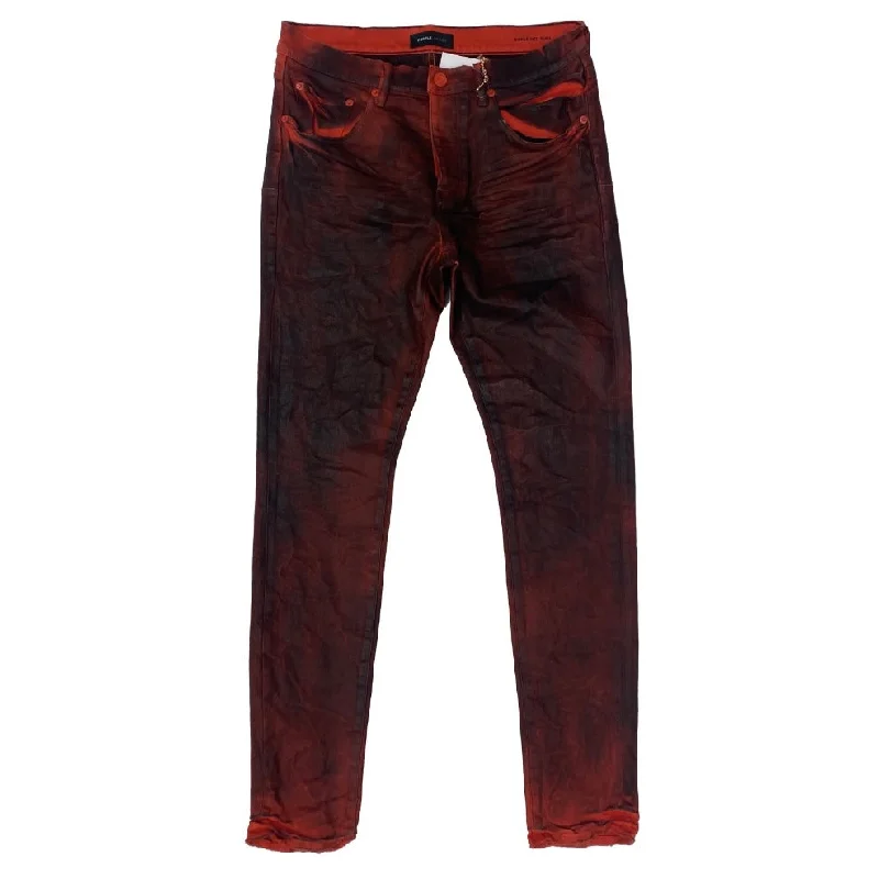 Wedding Jeans for Casual -Purple Brand Molten Lava Coated Jeans