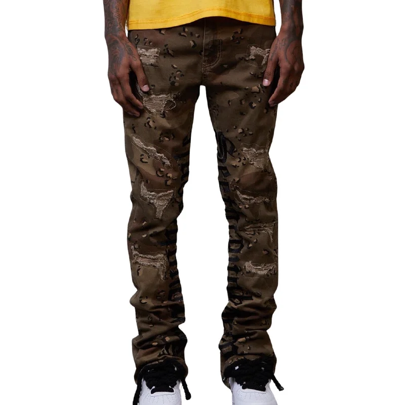 Branded Jeans for Quality -GFTD Noah Camo Jeans