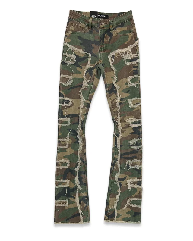 Christmas Jeans for Seasonal -Reelistik Camo Valley Stacked Jeans (RST5025-1)