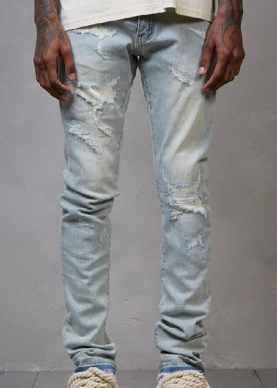 Embroidered Jeans for Detail -GFTD Ron Vintage Jeans