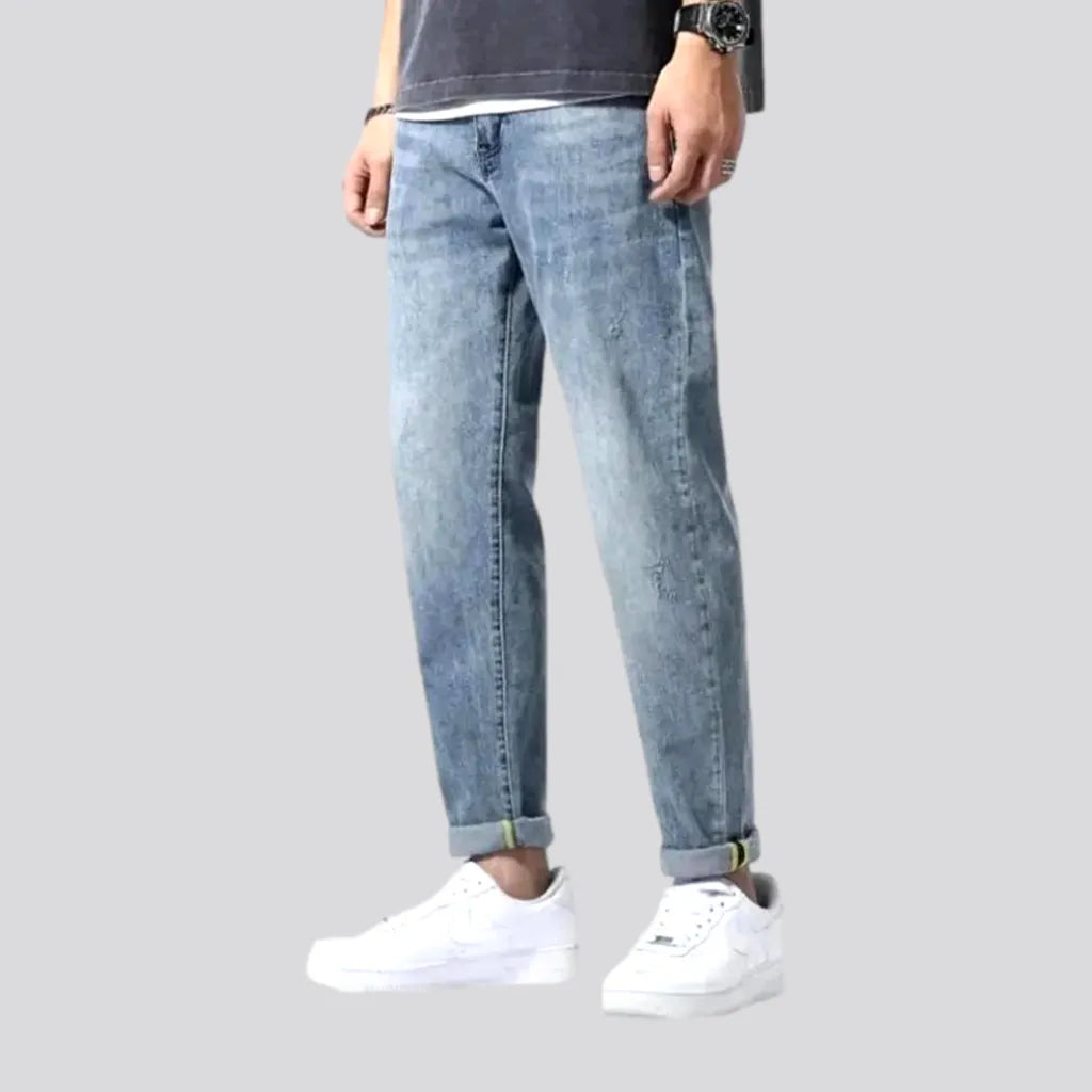 Cycling Jeans for Biking -Vintage loose fit casual men's jeans