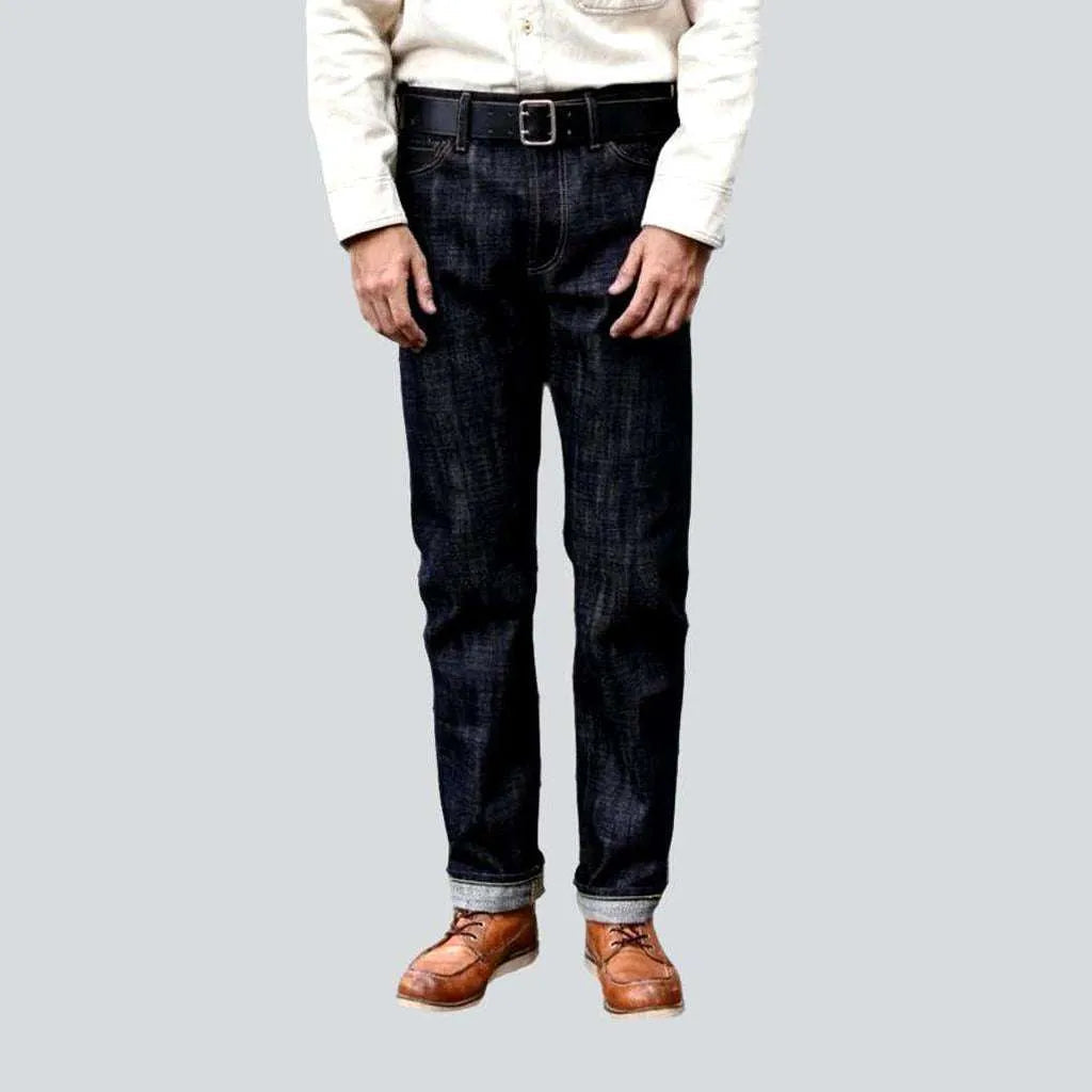 Casual Friday Jeans for Relaxed -Heavyweight 16.5oz men's self-edge jeans