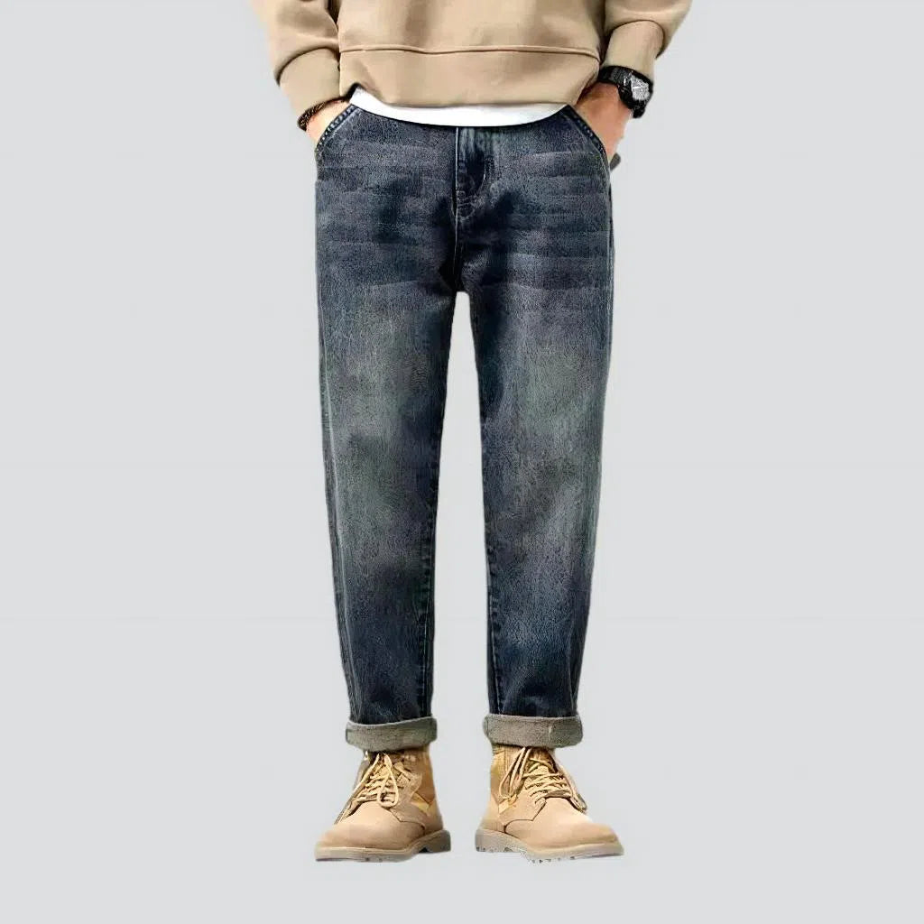 Christmas Jeans for Seasonal -Baggy men's street jeans