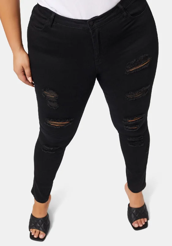 Wide Leg Jeans for Comfort -Eastside Ripped Jeans