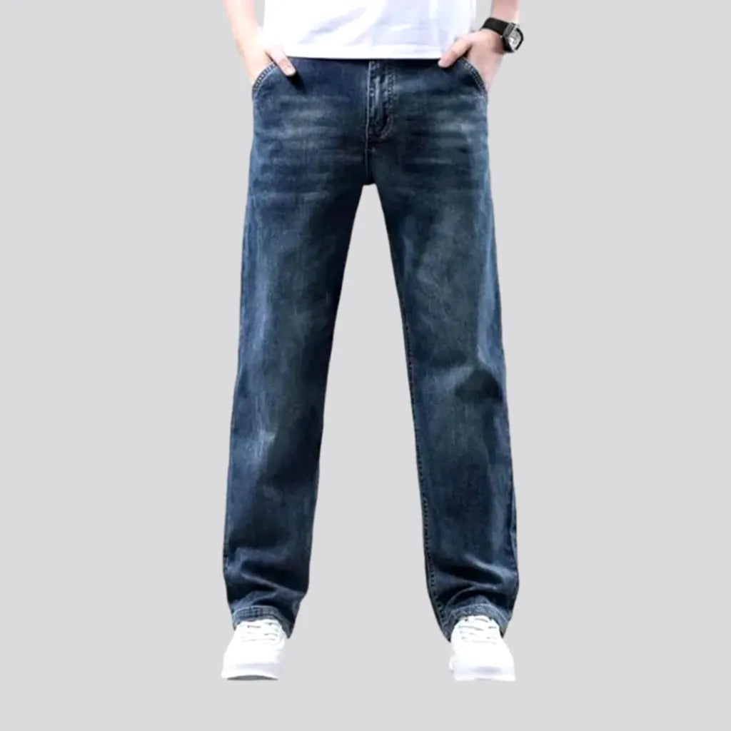 Denim Jeans for Durability -90s men's thin jeans