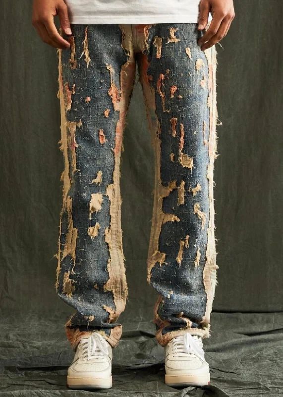 Ripped Jeans for Trendy Look -Embellish NYC Cyrus Boro Jeans (034)