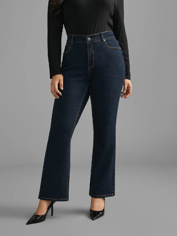 Shopping Jeans for Convenient -Mid Rise Stretchy Bootcut Jeans