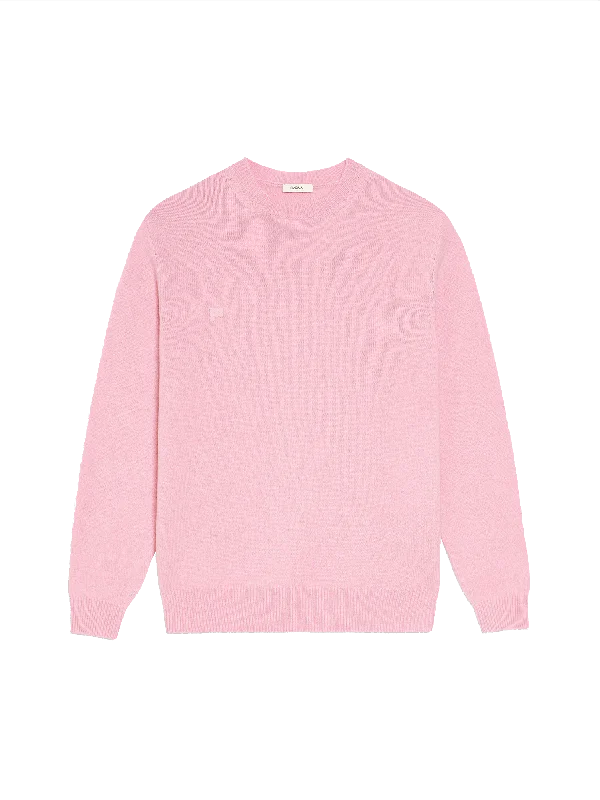 Blue Blouses for Classic -Womens Archive Recycled Cashmere Crewneck Sweatshirt—sakura pink