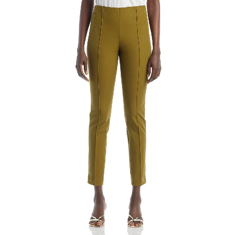 Tight trousers for women with side slits and ankle-length design for chic style -Lafayette 148 New York Womens Gramercy Twill Stretch Ankle Pants