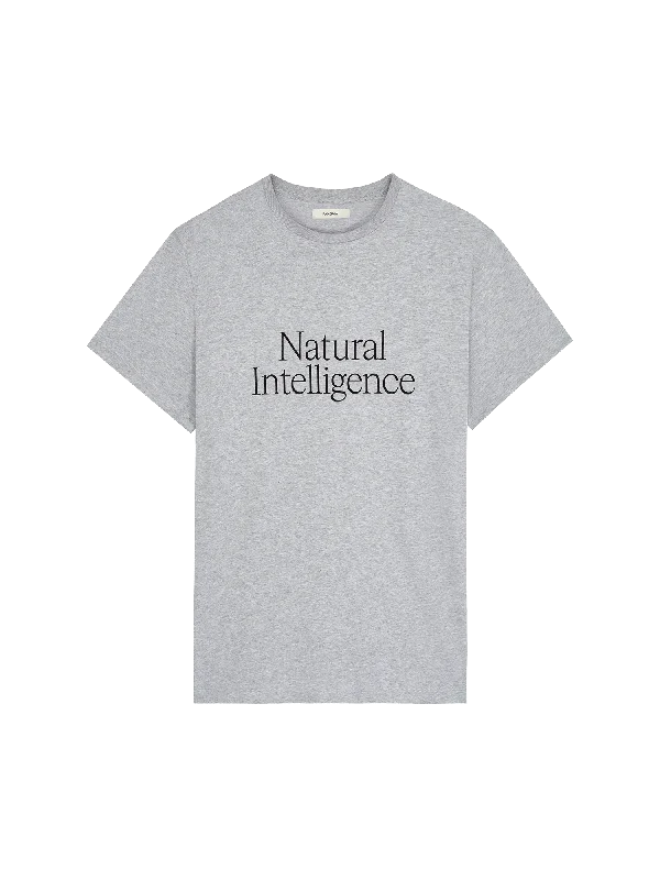 Oxford Shirts for Sophisticated -Womens 365 Natural Intelligence T-Shirt—grey marl