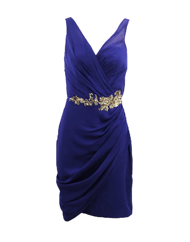 Party Dresses for Celebration -Cocktail Dress With Drape