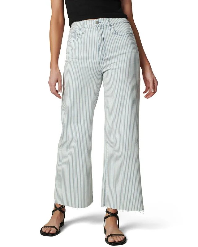 Stretch skinny tight trousers for women with full-length design and modern flair -JOE'S Jeans The Mia Rail Road Stripe Ankle Jean