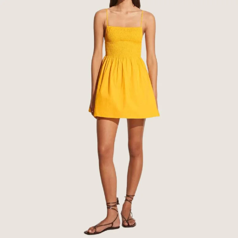 A-line Dresses for Flattering -Amie Mini Dress (Citrus)