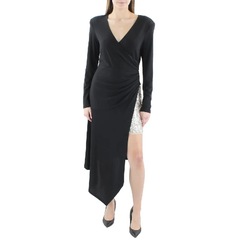 Party Dress for Nightclub Party -BCBGMAXAZRIA Womens Ruched  Cocktail And Party Dress