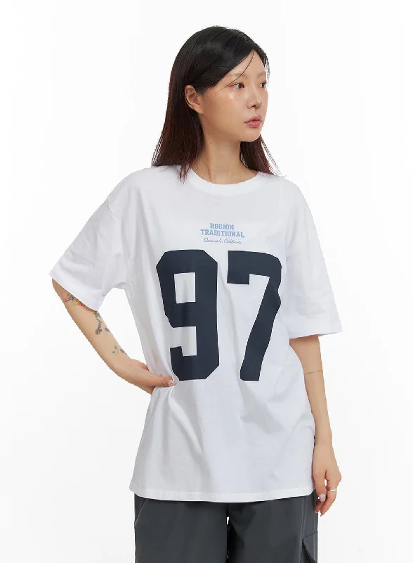 Wedding Blouses for Bridal -Oversized Graphic T-Shirt IY410