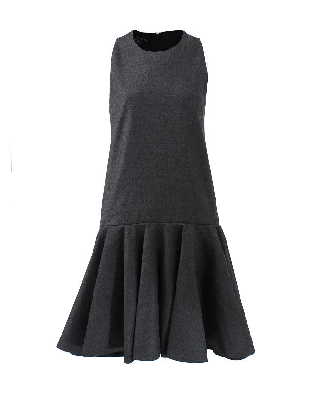 Sleeveless Dresses for Coolness -Drop Waist Flare Dress