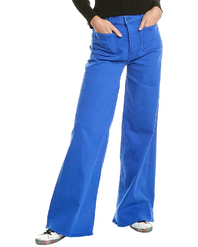 Tight trousers for men with stretch fabric and slim, modern cut -MOTHER Patch Pocket Undercover Sneak Snorkel Blue Jean