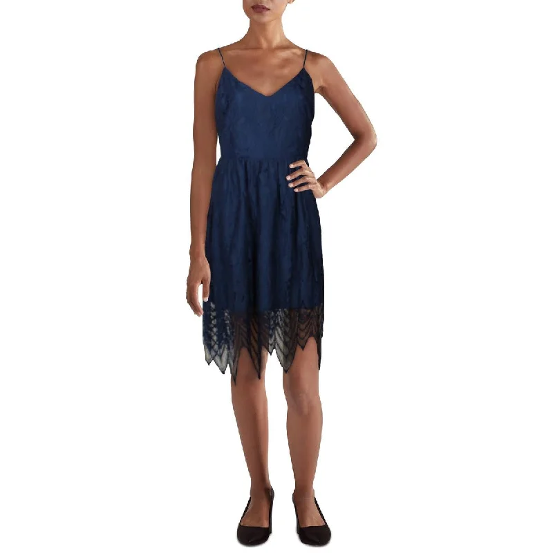 Off Shoulder Party Dress for Sexy Look -BB Dakota Womens Lace Midi Cocktail and Party Dress