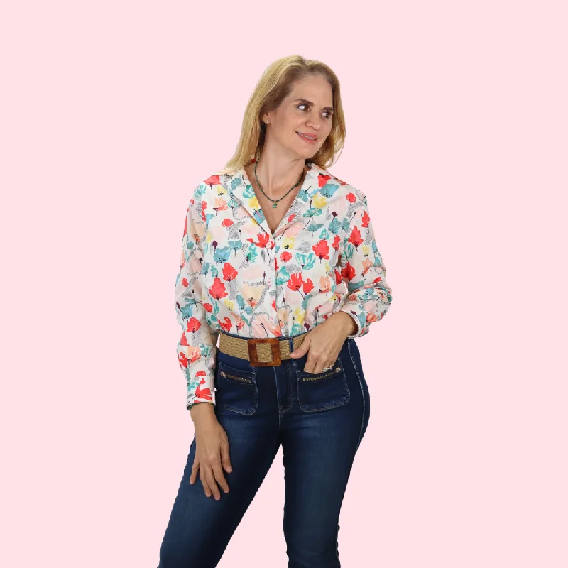 Formal Blouses for Business -Sirena Patterns Juany Shirt