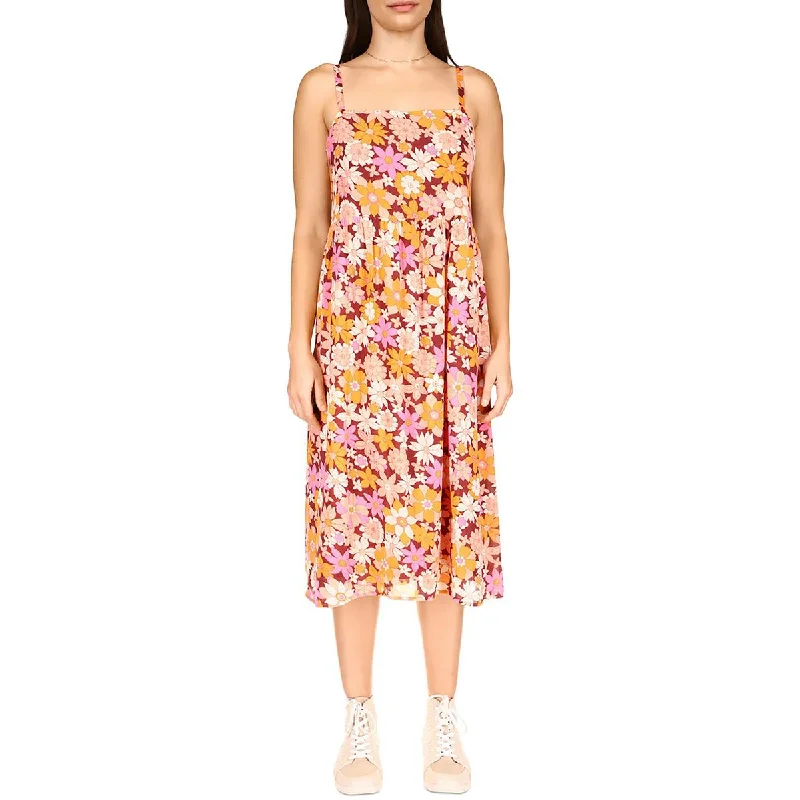 Cotton Dresses for Comfort -Sanctuary Womens Floral Print Midi Sundress