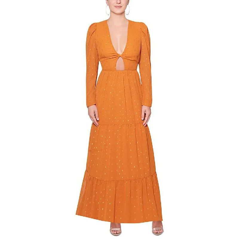 High-waisted Dresses for Flatter -Rachel Rachel Roy Womens Tiered Long Maxi Dress