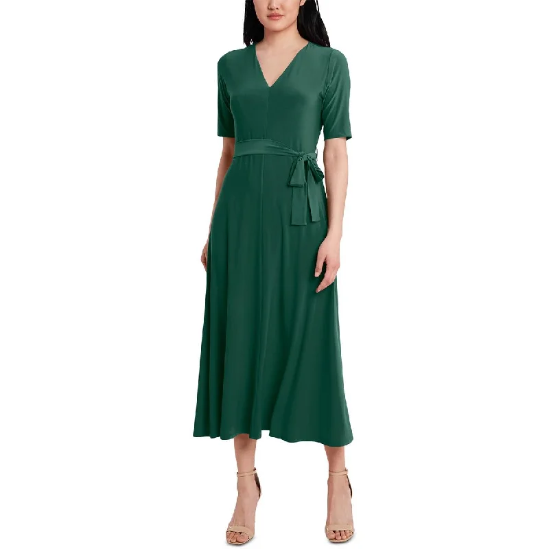 Mother's Day Dresses for Gift -Chaus Womens V-Neck Midi Maxi Dress