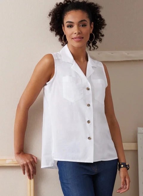 Double Blouses for Layered -Butterick Shirts B6924