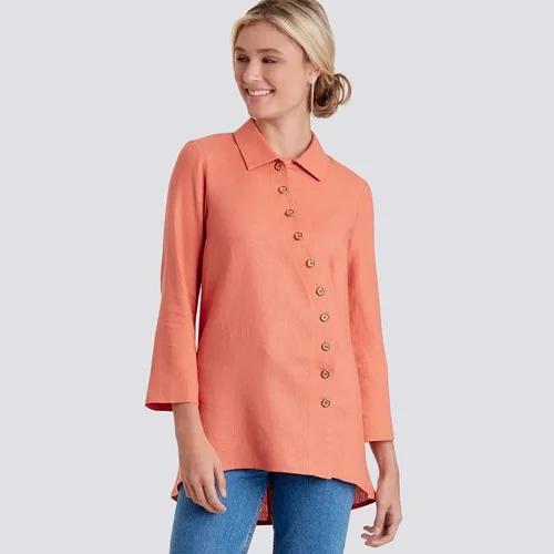 Magnetic Closure Blouses for Easy -Simplicity Shirt S9106