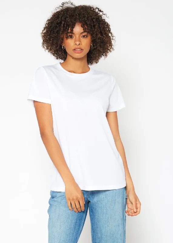 Lightweight Blouses for Easy -Women's Eco Friendly Reolite Tech T-shirt in White