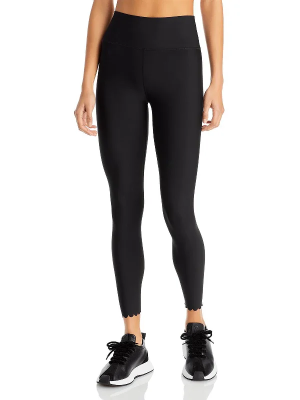 Designer tight trousers for women with unique stitching and high-fashion appeal -Womens High Rise Running Athletic Leggings