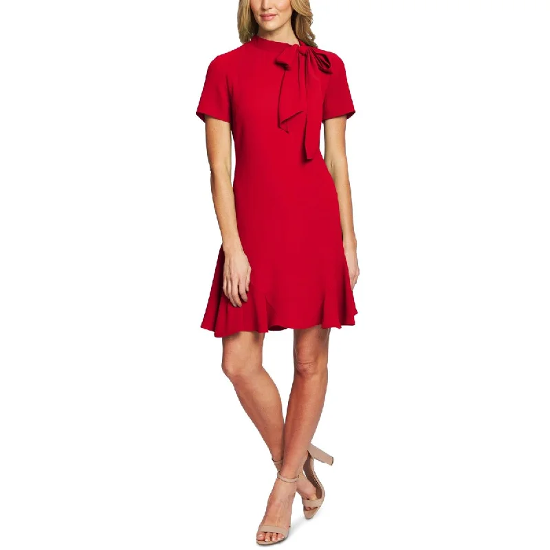 A Line Party Dress for Flattering Fit -CeCe Womens Ruffled Bow Cocktail And Party Dress