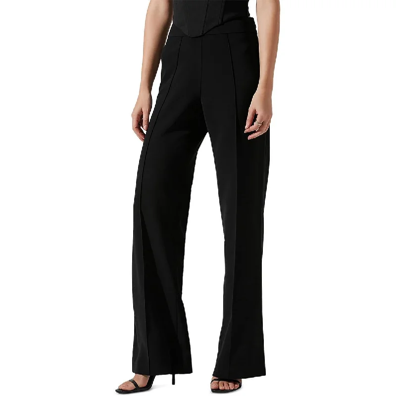 Classic tight trousers for men with slim fit and professional appearance -ASTR the Label Womens Madison High Rise Wide Leg Straight Leg Pants