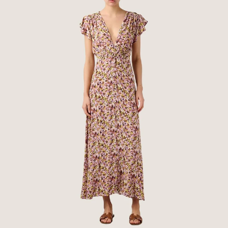 Bridesmaid Dresses for Ceremony -Magdelena Midi Dress (Cala Nika Floral)