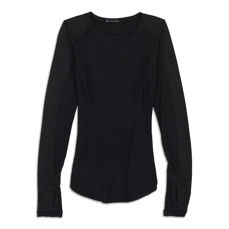 Tall Blouses for Long Body -Run Reflect Long Sleeve Shirt - Resale